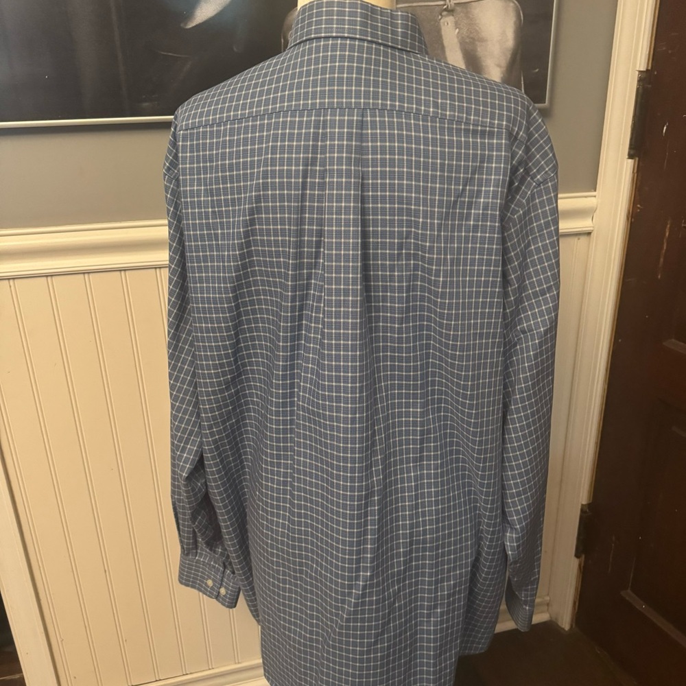L.L. Bean Wrinkle Resistant Long Sleeve Button Down Men’s Shirt Size XL Reg - Picture 5 of 8